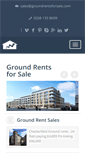 Mobile Screenshot of groundrentsforsale.com
